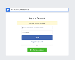 A screenshot of the facebook login interface when creating a business manager for a car dealership