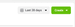 A screenshot of the events manager in Facebook Business Manager showing the green create button