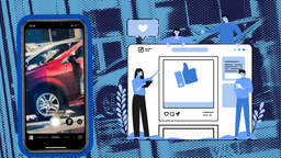 A car dealer using Facebook Stories and the different formats Facebook Stories can use