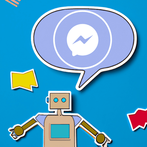 A robot talking using Facebook messenger chatbot